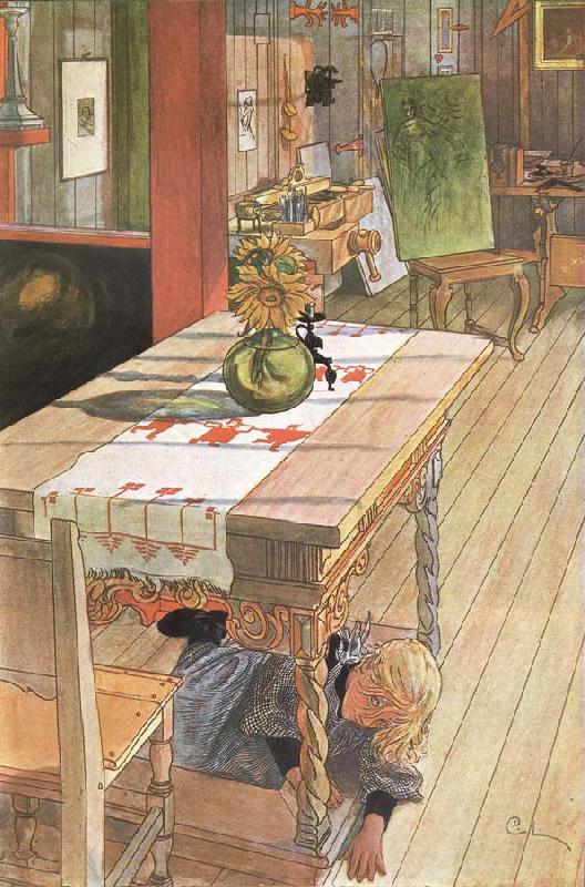Carl Larsson Hide and Seek oil painting picture
